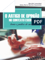 Degustacao O Artigo de Opiniao No Contex