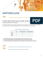 Switzerland Ranks 1st in Innovation for a Tenth Consecutive Year