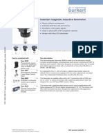 Insertion Magnetic Inductive Flowmeter: Type 8045