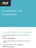 Algorithms and Flowchart