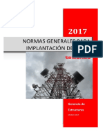 Normas Generales para Implantación de Sitios Telesites (NGISt) 2017