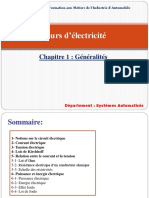 Cours D'électricité 1