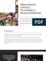 Alimentação, Ciência, Tecnologia e Sustentabilidade