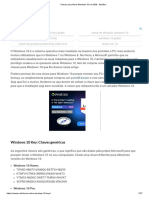 Chaves para Ativar Windows 10 em 2020 - NewEsc