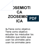 ZOOSEMIOTICA ZOOSEMIOTICA