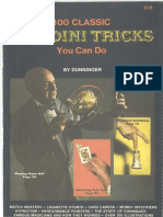 Joseph Dunninger - 100 Classic Houdini Tricks You Can Do (1978)