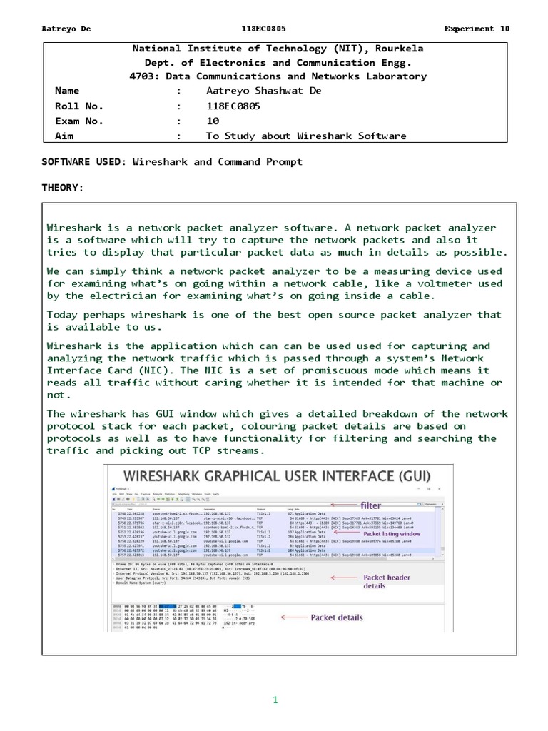Analyzing Network Protocols Using Wireshark: Capturing and Inspecting ...