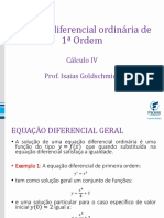 Equação Diferencial de 1a Ordem Separável