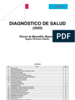 Diagnóstico de salud de Rincón de Mirandilla 2020