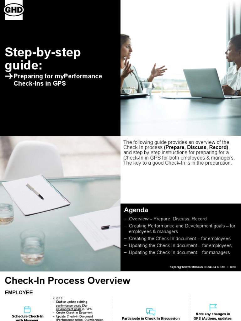 MyPerformance Check-Ins - Detailed Guide For Mgrs and Employees | PDF ...