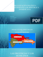 Organización Político-Administrativa de República Dominicana