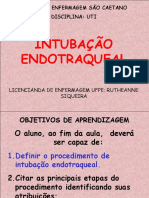 Técnica de intubação endotraqueal