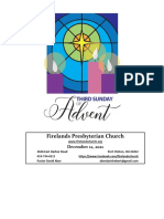 Firelands Presbyterian Church: December 12, 2021