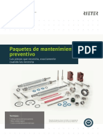 Rieter Preventive Maintenance Packages Brochure 3100 v2 Es