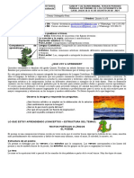 Guía de Trabajo Autónomo N. 1 Integrada Lengua Castellana-Plan Lector-Artística - Tercer Período - Grado Quinto