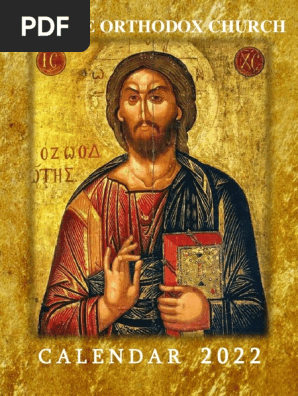 ORTHODOX CALENDAR 2022