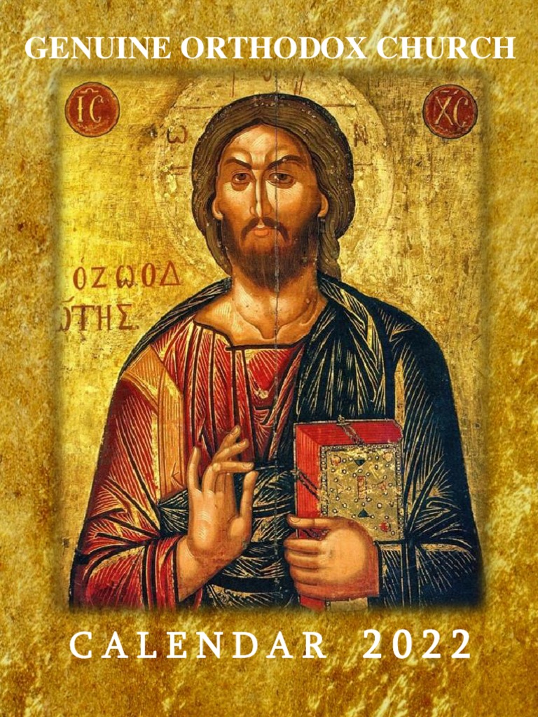 Orthodox Calendar 2022 PDF Eastern Orthodox Church Christian