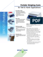 For Wet & Harsh Applications: Portable Weighing Scale