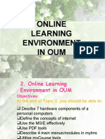 Online Learning Environment in Oum