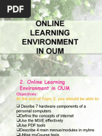 Online Learning Environment in Oum