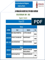 Licenciatura en Formación Docente en El Tipo Medio Superior: Grupo 203