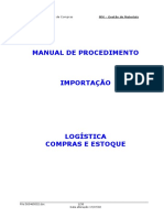 Manual de Procedimento Importacao Logist