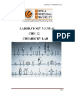 Laboratory Manual CHE102 Chemistry Lab