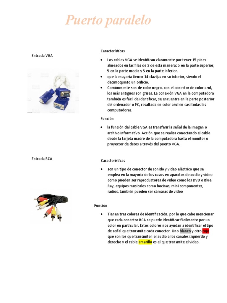 Puerto Paralelo PDF Electrónica Ingeniería Informática