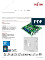 Fujitsu Mainboard D3161-B ATX: Data Sheet