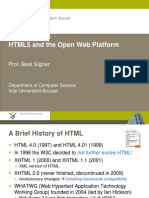 HTML5 and The Open Web Platform