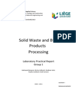 Solid Waste and By-Products Processing: Laboratory Practical Report Group 1