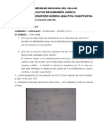 Universidad Nacional Del Callao Facultad de Ingeniería Química Examen Final Laboratorio Química Analítica Cuantitativa