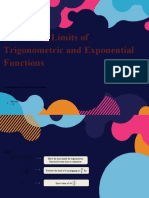 Evaluating Limits of Trigonometric and Exponential Functions