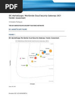 IDC Worldwide Cloud Security Gateways 2021