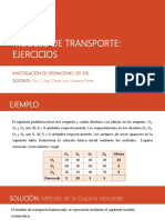 04.1 Modelo de Transporte Ejercicios