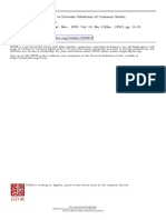 4529272 Two Illustrative Approaches to Formula Valuations of Common Stocks Benjamin Graham