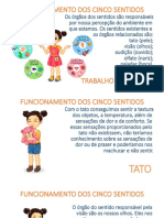 CIENCIAS - FUNCIONAMENTO DOS CINCO SENTIDOS