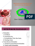 ASUHAN KEPERAWATAN ANTENATAL NORMAL