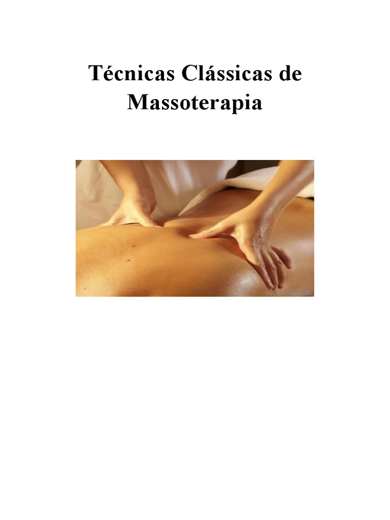 Técnicas Clássicas de Massoterapia | PDF | Massagem | Gravidez