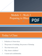Week 2 Principles of Observations
