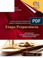 Etapa Preparatoria