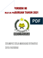 DRAF JUKNIS Porseni MI Kota Pasuruan