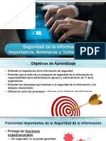 1.5. - Seguridad de La Información Importancia Amenazas y Vulnerabilidades