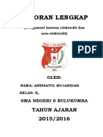 LAPORAN LENGKAP Mengamati Larutan Elektr