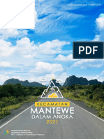 Kecamatan Mantewe Dalam Angka 2021