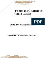 Philippine Politics and Governance: (Political Ideology)