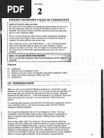 Finding Nutritive Value of Foodstuffs: How To Study This Section