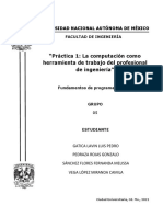Práctica 1: La computación como herramienta de trabajo del profesional de ingeniería UNAM