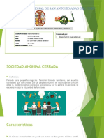 Sociedad Anónima Cerrada S.A.C