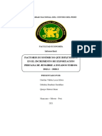 Factores económicos influyeron exportación peruana jengibre EE.UU. 2012-2020